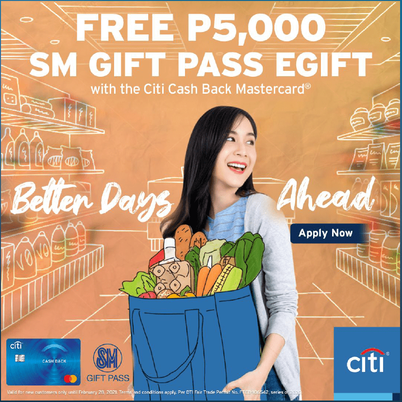Citi - Free P5,000 SM Gift Pass