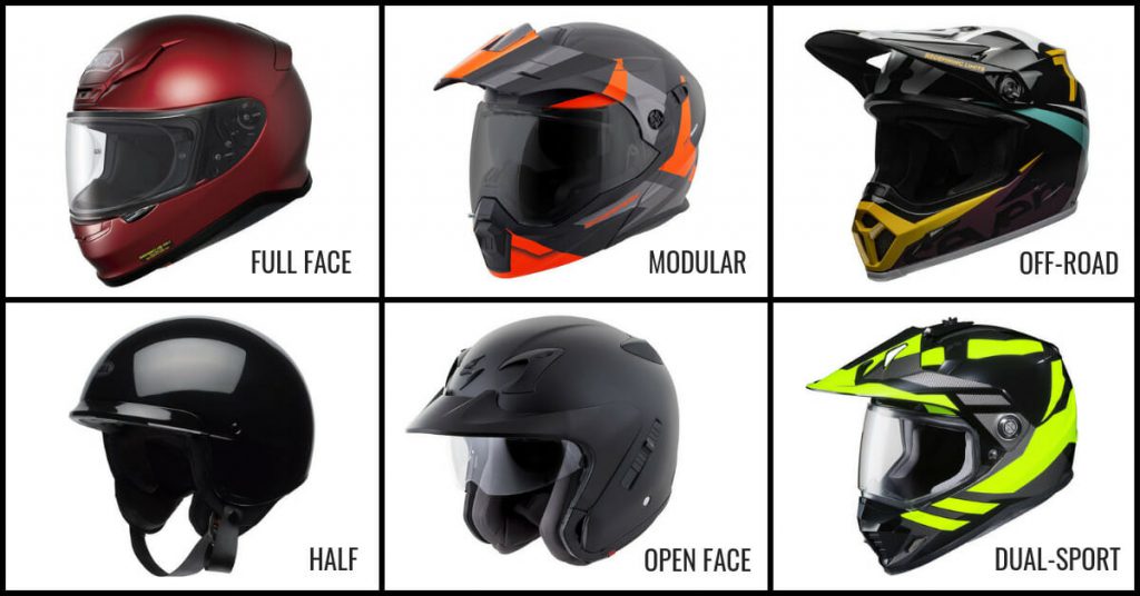 Types of Motorcycle Helmets 3 1 1
