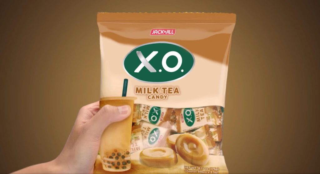 xo milk tea candy