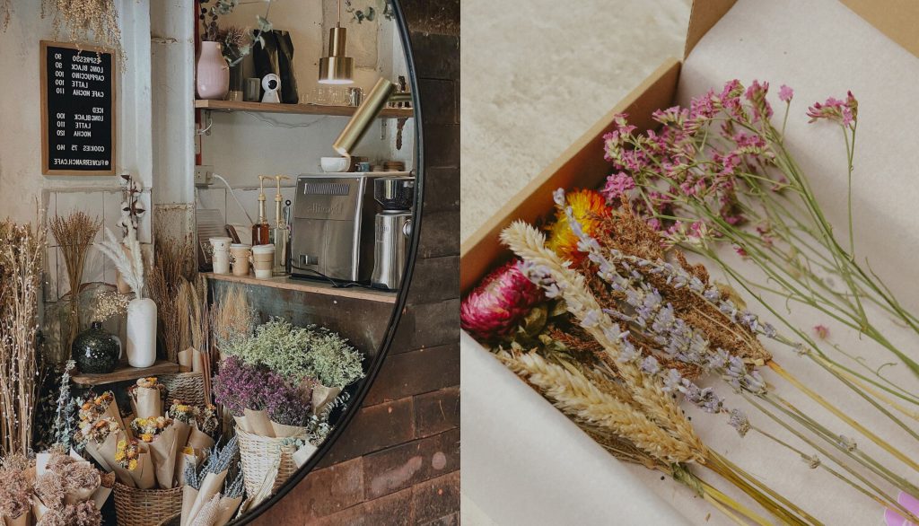 Dried flowers from Flower Ranch