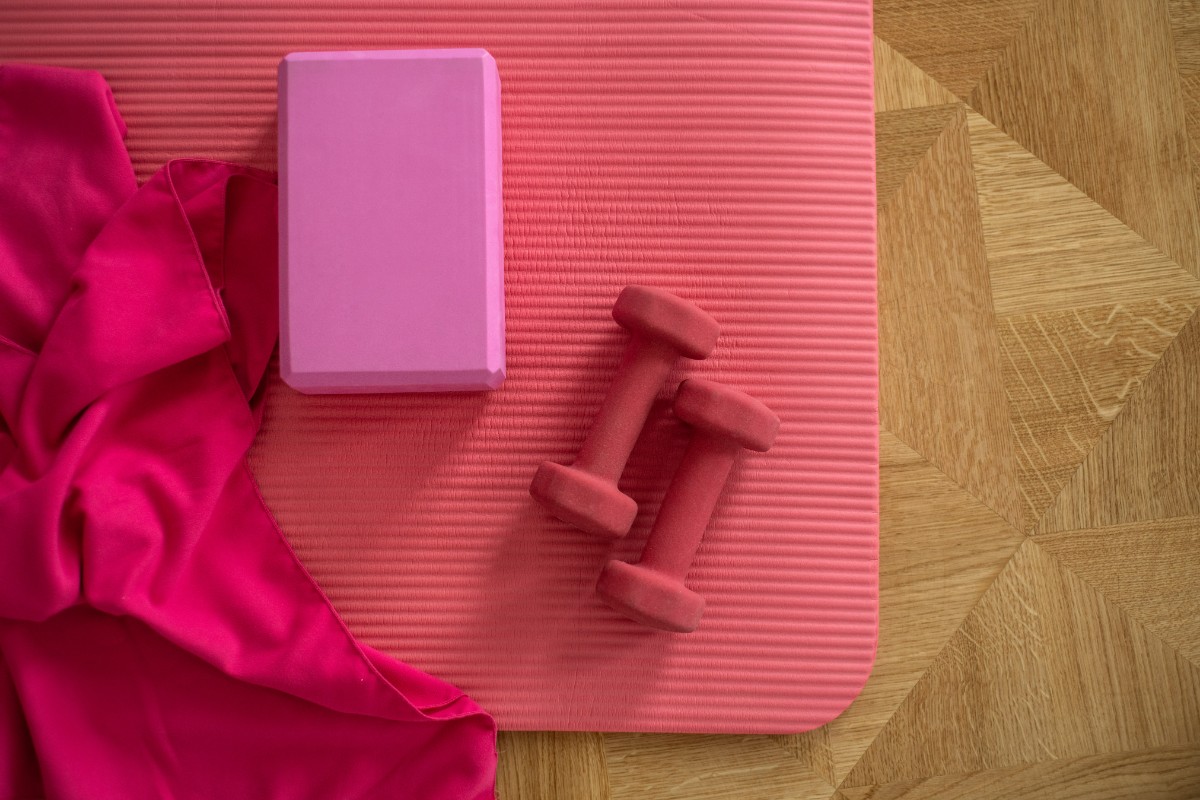 Pink Home Gym Equipment