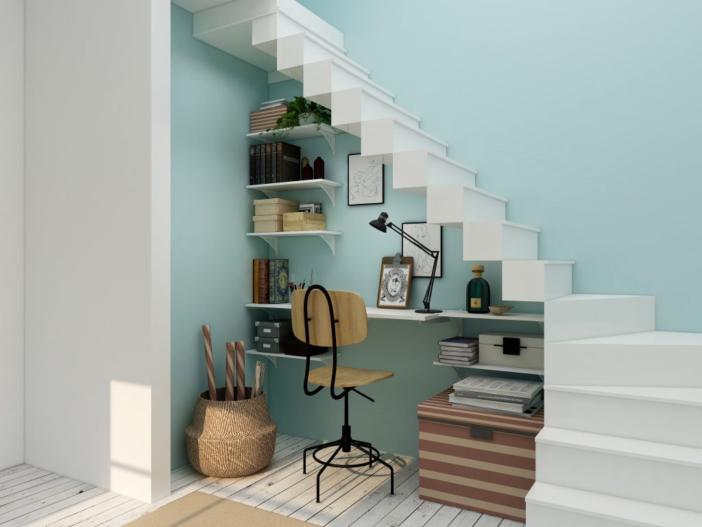 Design Ideas for Unused space Under the stairs