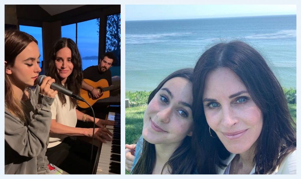WATCH: Courteney Cox And Daughter Coco Cover "Cardigan" by Taylor Swift