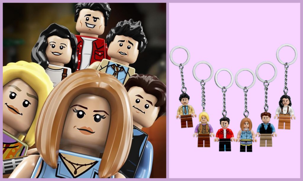 Add These Cute LEGO Keychains To Your Growing "Friends" Collection