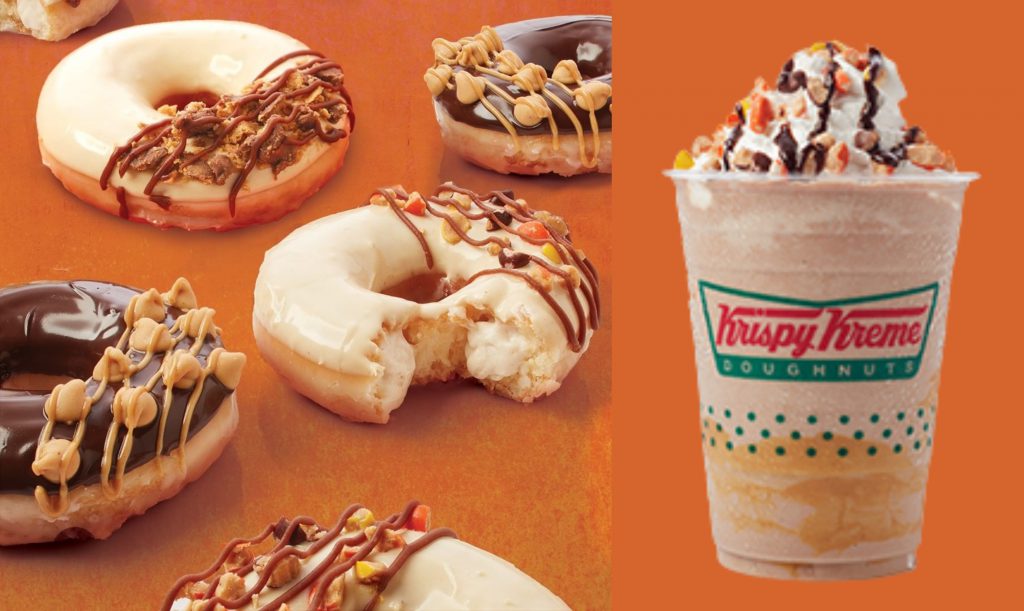 Indulge In Krispy Kreme's OG Donuts And Chiller Made With Reese's