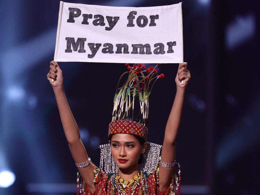 Miss Universe Myanmar 2020 finally finds refuge in the US