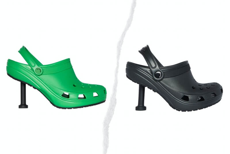 Peep the high-heeled Balenciaga-Crocs collab that has the Internet reeling