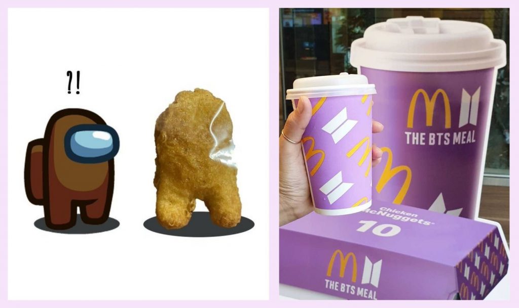 "Among Us" Crewmate-Shaped Nugget From BTS Meal Sells For Almost $100,000