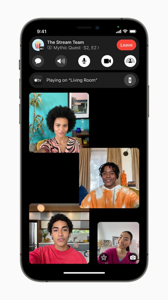 Apple iPhone12Pro iOS15 FaceTime expanse groupfacetime 060721 carousel.jpg.large