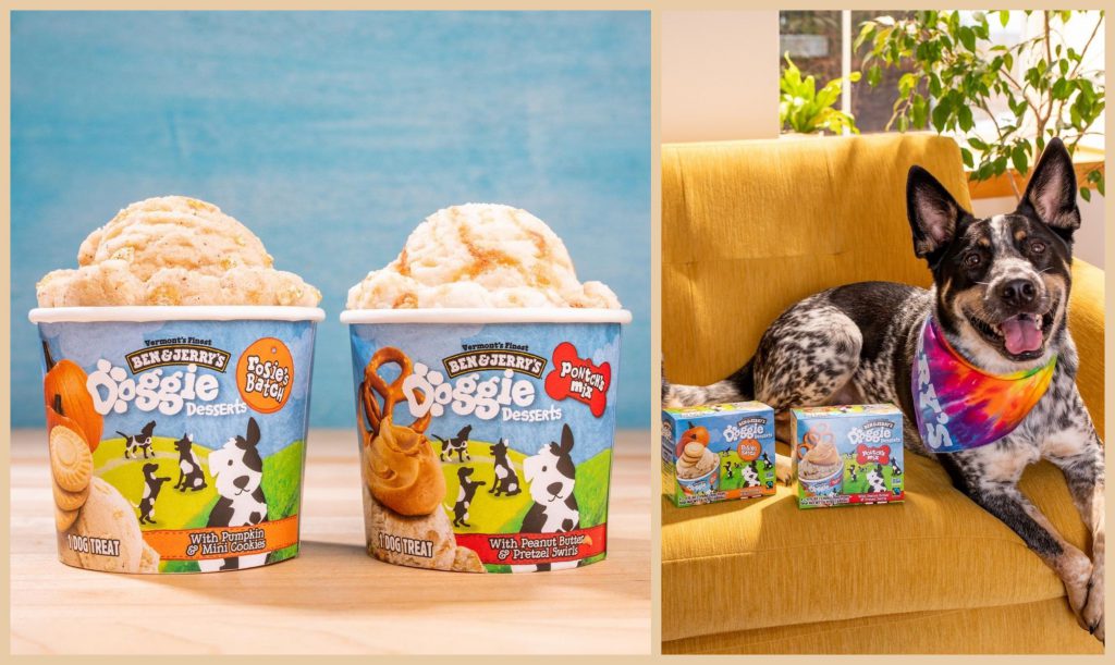 Ben & Jerry's Launches Dog-Friendly Frozen Treats Called "Doggie Desserts"