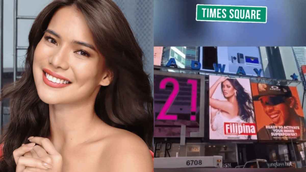 FreebieMNL - LOOK: Filipina beauty queen gets featured on New York’s Times Square