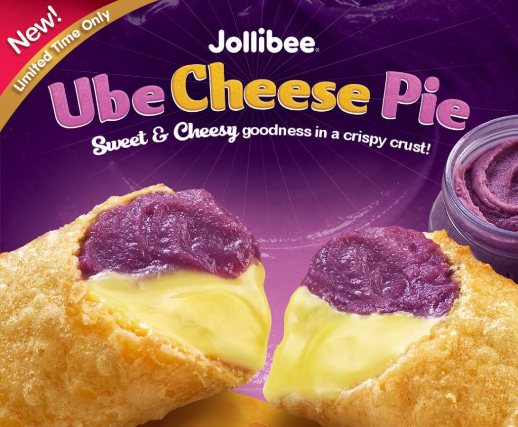 Jollibee finally joins the popular food trend with the new Ube Cheese Pie
