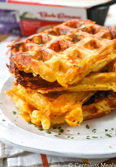 Mac and Cheese Waffles The Shortcut Kitchen