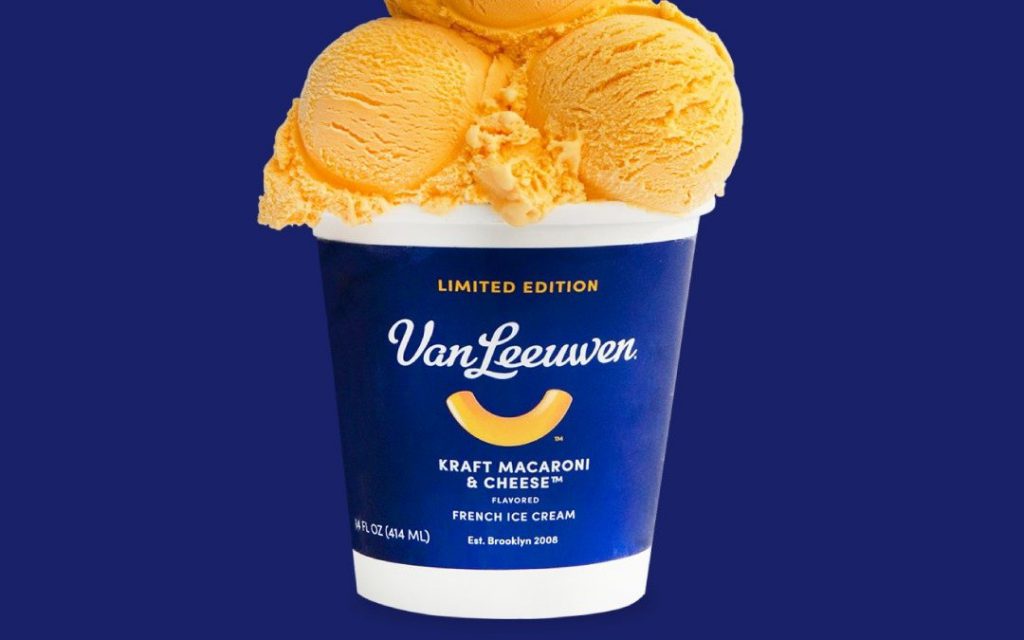 Kraft Releases Mac & Cheese Flavored French Ice Cream