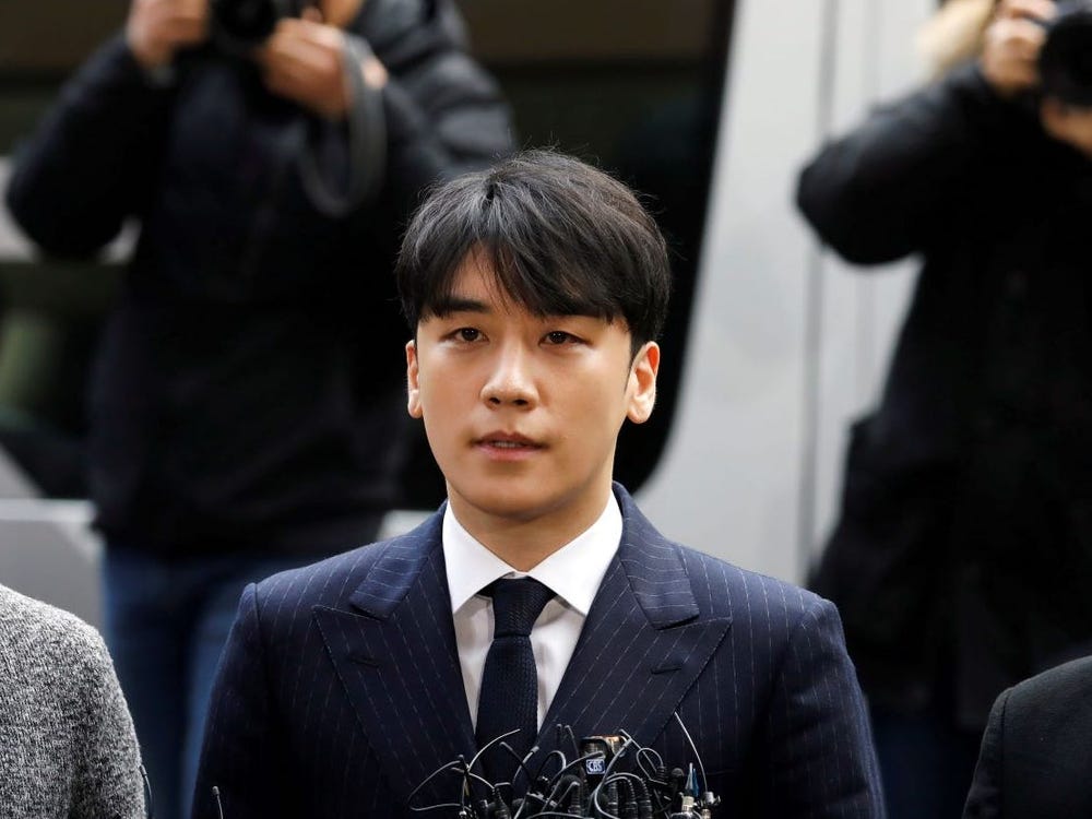 Ex-Big Bang member Seungri Sentenced to 3 Years in Prison for Prostitution