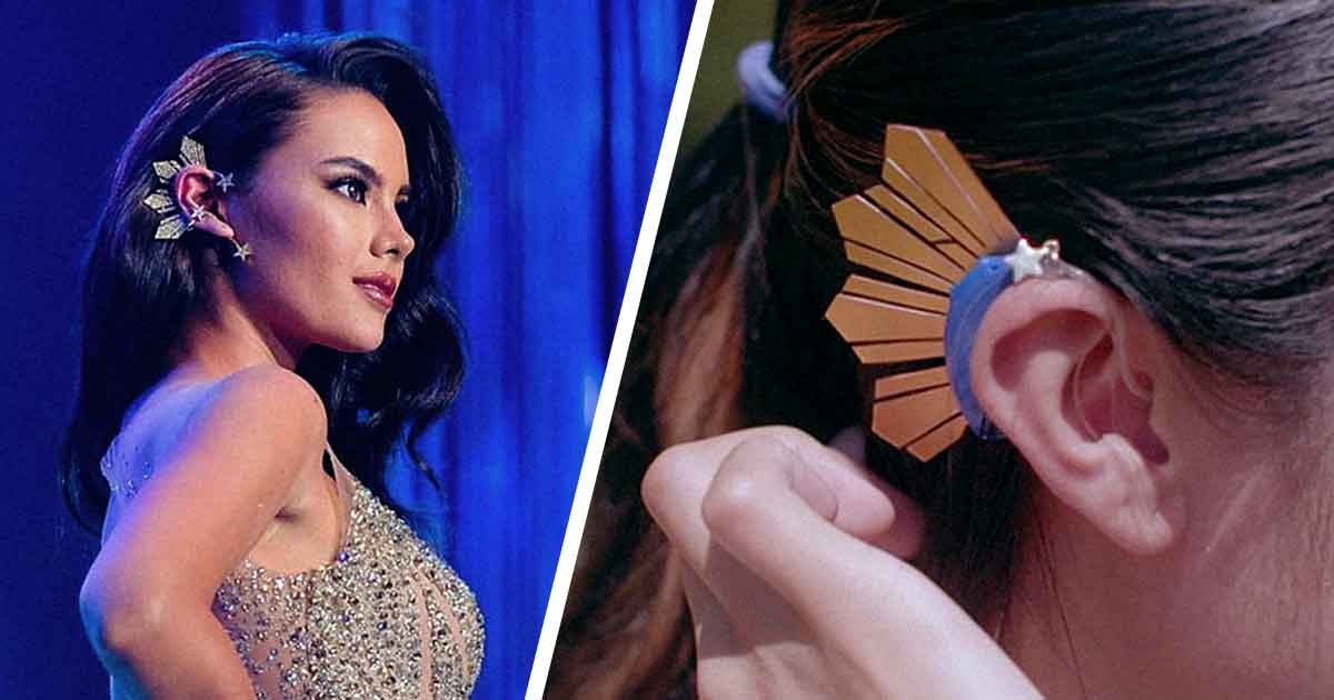 Catriona Gray ear cuff inspired hearing aid accessory