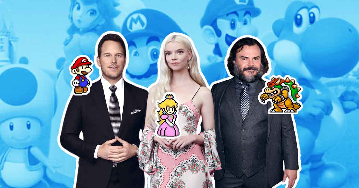 Cast of animated Mario film