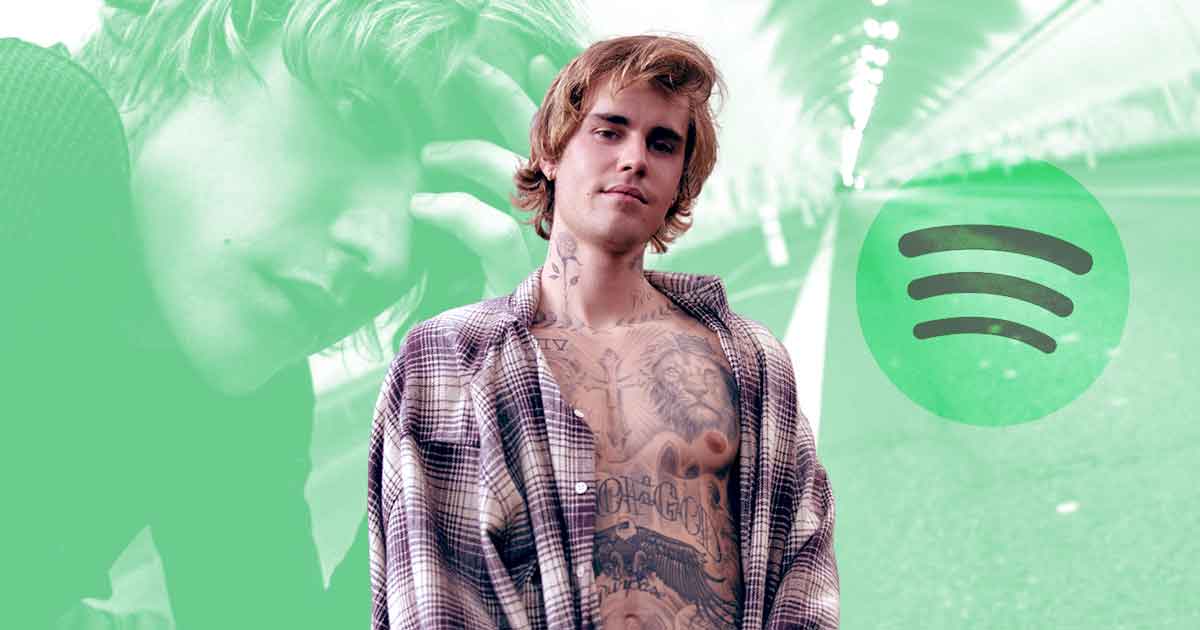 Justin Bieber Spotifys most listened to