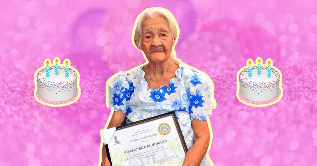Oldest filipina Francisca Montes Susana