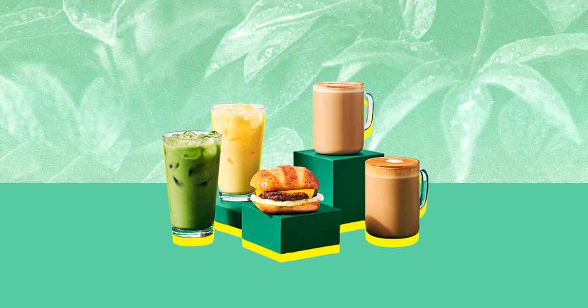 Starbucks plant based and vegan friendly options