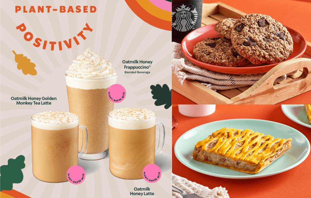 Starbucks introduces plant-based drinks and vegan-friendly food options