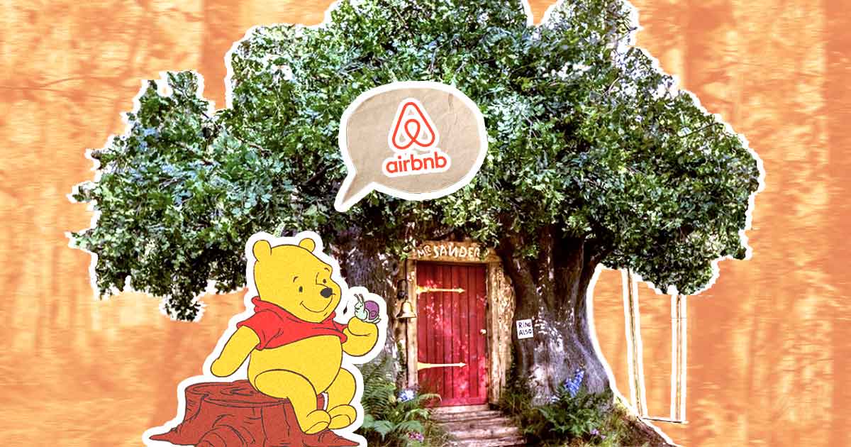 Winnie the Poohs tree house airbnb
