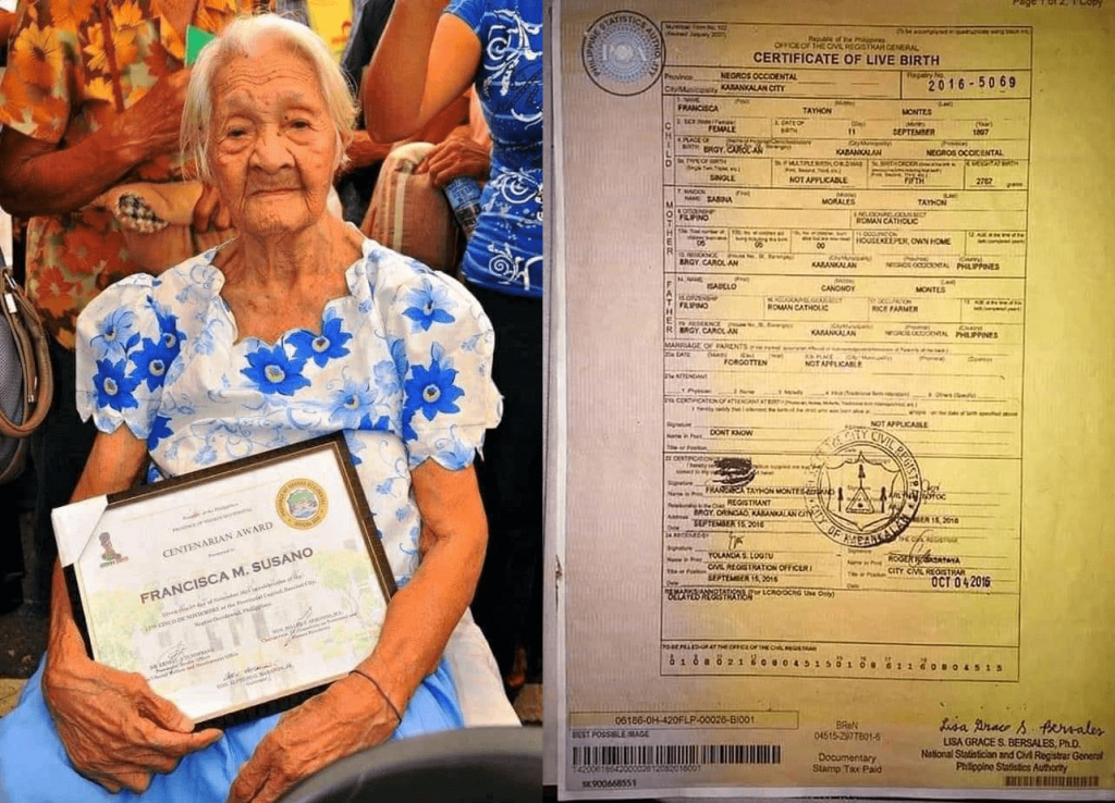 The oldest living Filipino just celebrated her 124th birthday, and she’s still going strong