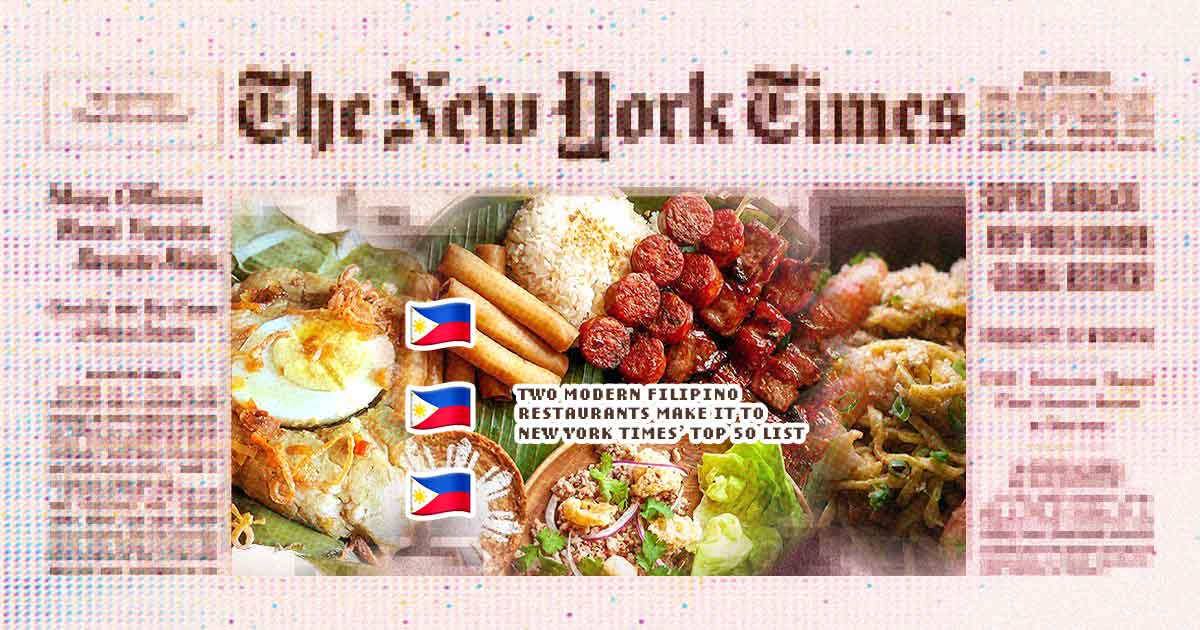 2 Filipino restos in the US in NY Times 2021