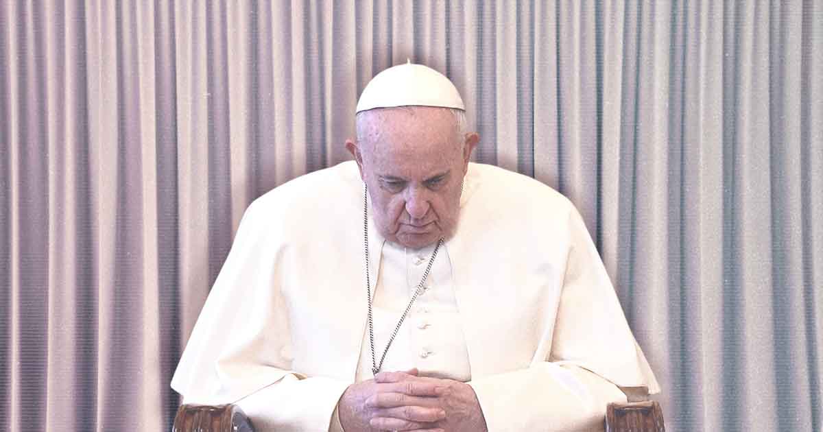 Pope Francis shamed