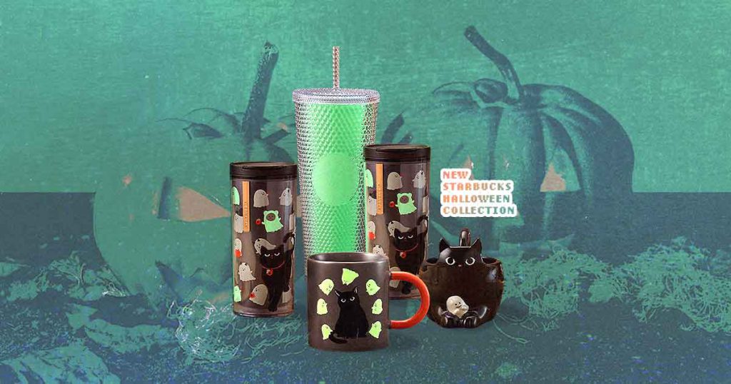Slide into the spooky szn with Starbucks' new Halloween collection