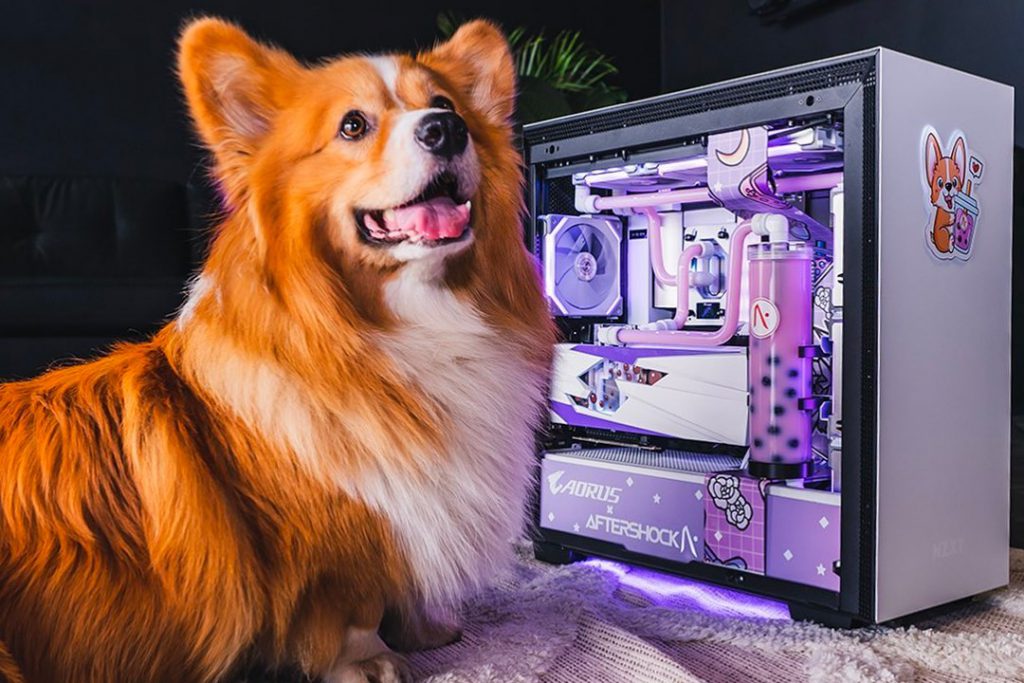 Aftershock creates "world's first bubble tea" custom gaming PC