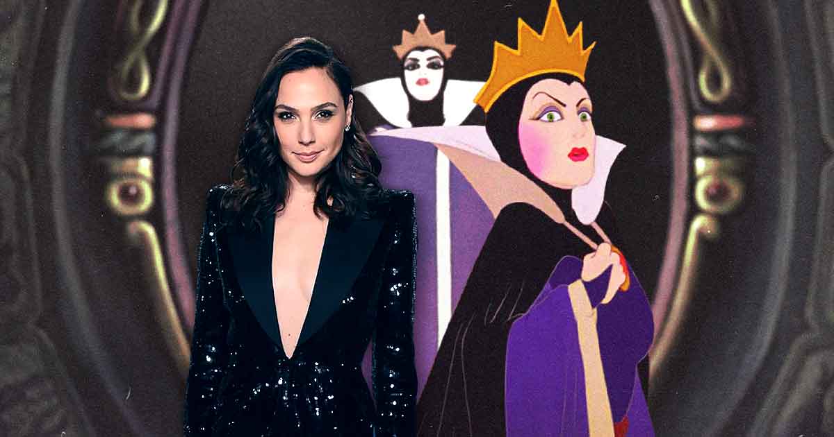 Gal Gadot as the evil queen in Snow White
