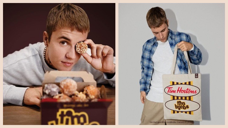 The Justin Bieber x Tim Hortons Collaboration Includes ‘Timbiebs’ Merchandise And New Timbits Flavors