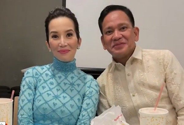 Kris Aquino's Goes on Fast Food Date with Mel Sarmiento Wearing a Gown