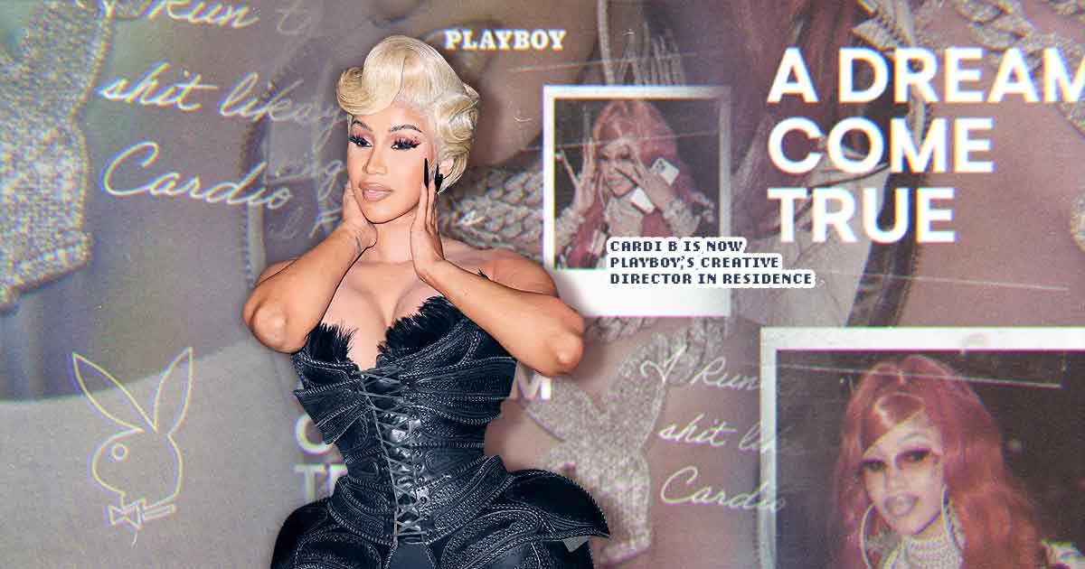 Cardi B as Playboys first ever creative director in residence