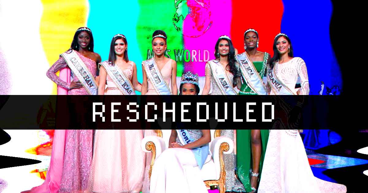 Miss World 2021 Coronation Night rescheduled