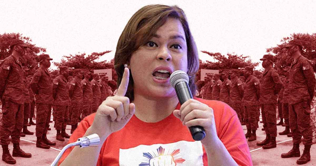 Sara Duterte Wants 18 Year Olds to Undergo Mandatory Military Service