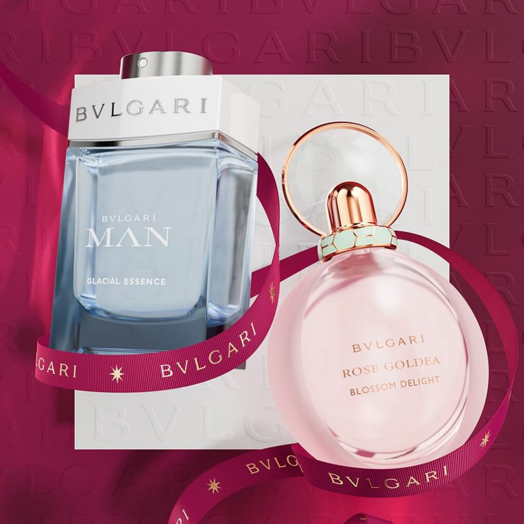 Bvlgari Rose Goldea Blossom Delight RGBD and Man Glacial Essence MGE