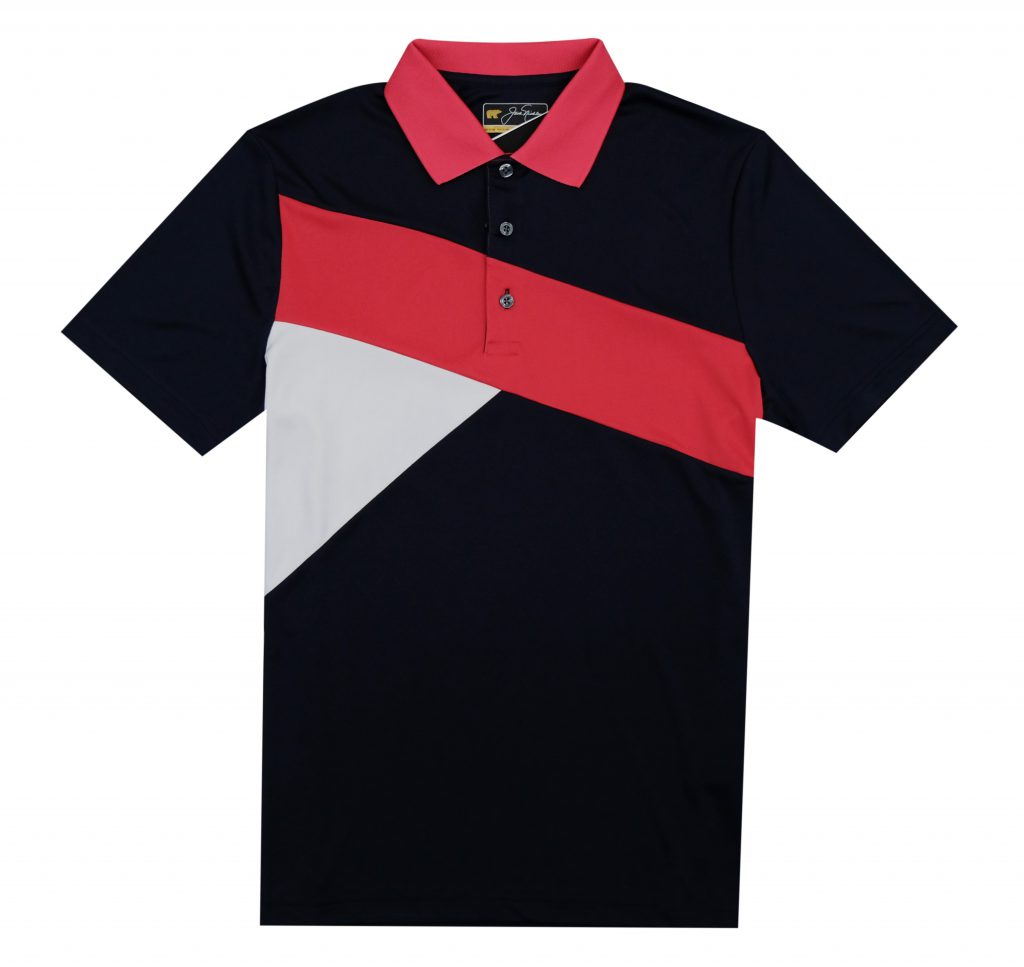Jack Nicklaus Pieced Color Block Polo Grenadine Php4750 3