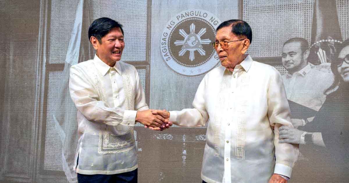 Juan Ponce Enrile Is Chief Legal Counsel To PBBM– FreebieMNL