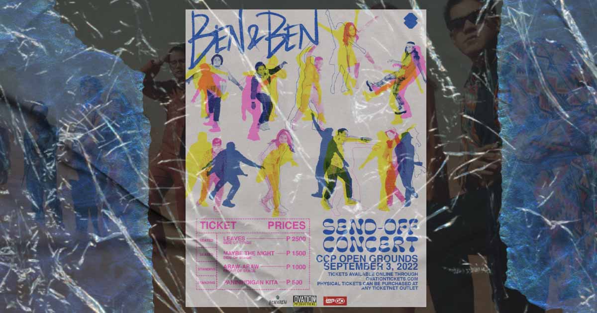 Ovation Productions To Produce Ben&Ben's CCP Concert