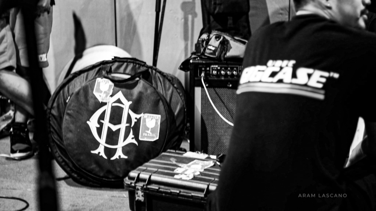 Chelsea Alley in a studio in Cubao rehearsing for their gig | Photos by Aram Lascano