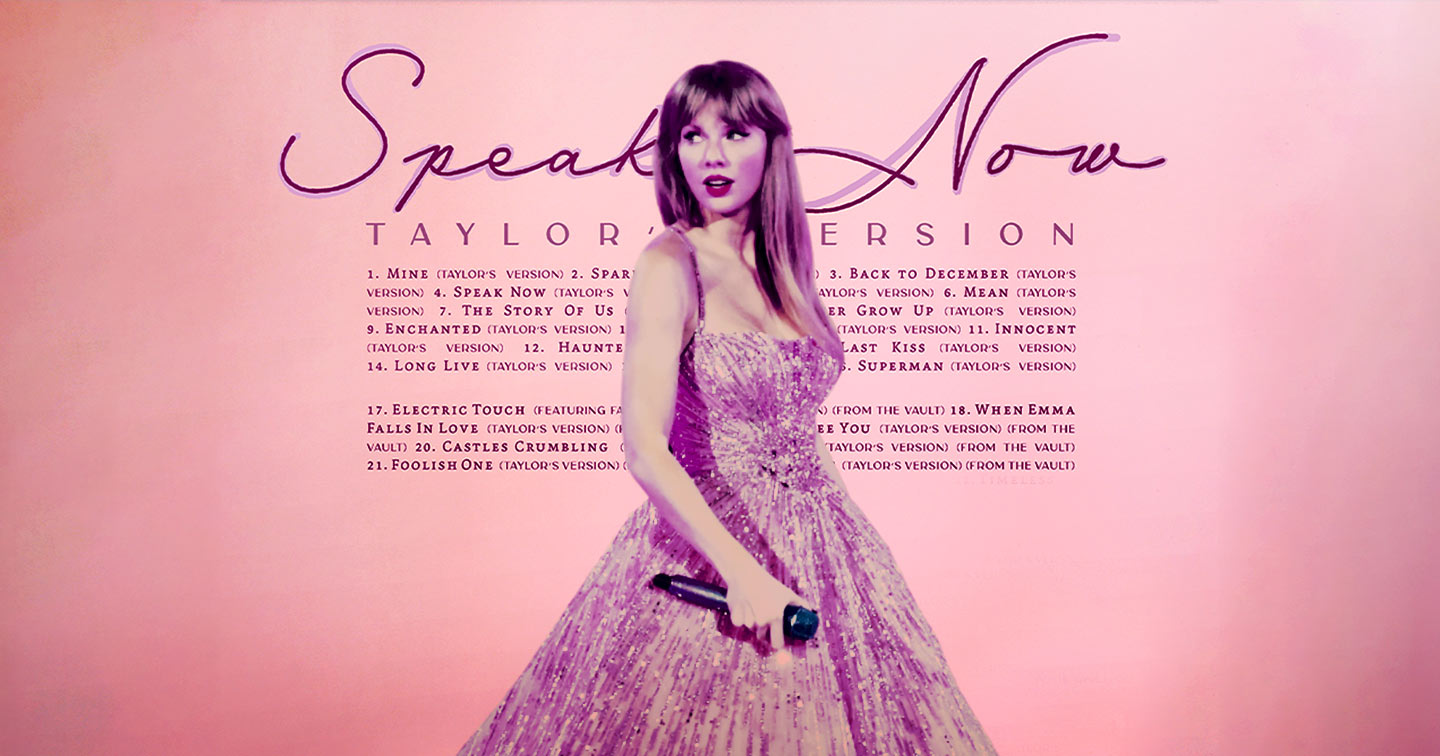 Taylor Swift Unveils Her ‘speak Now Tracklist Freebiemnl