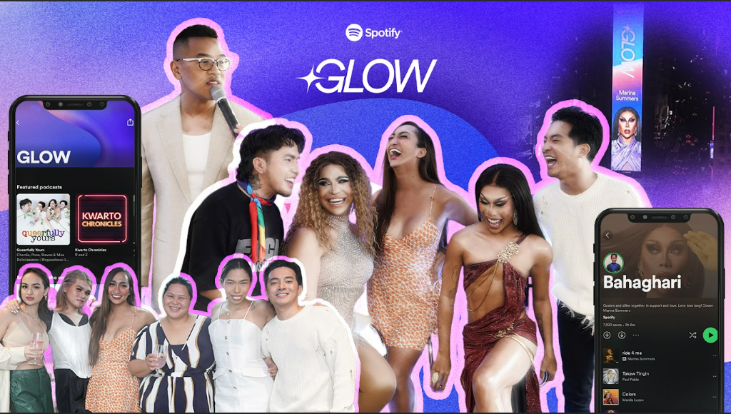 Glow Hub featuring international and local artists, hitmakers, and creators. 