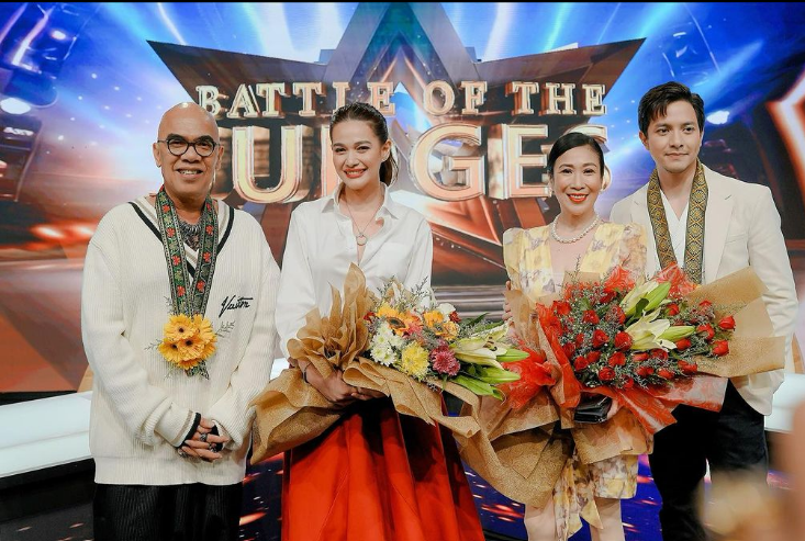 Bea Alonzo in the set of "Battle Of The Judges." 