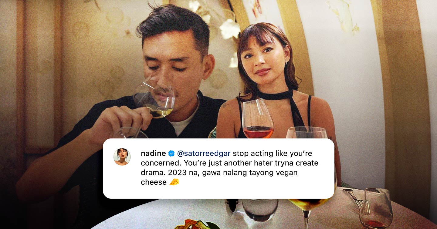 Nadine Lustre Lectures Netizens
