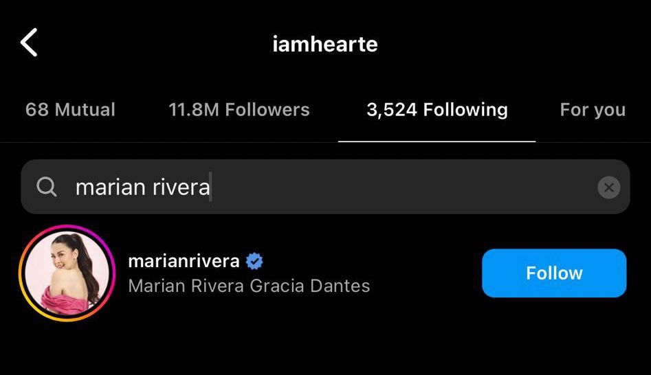 Heart Evangelista follows Marian Rivera