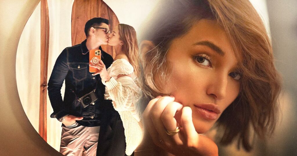 Sarah Lahbati Avoids Answering Question About Real Status With Husband 1