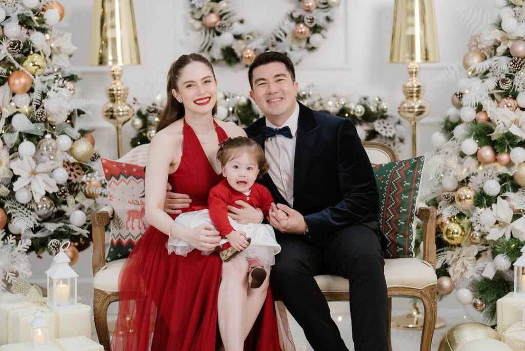 Luis Manzano with wife Jessy Mendiola and daughter Isabella Rosie