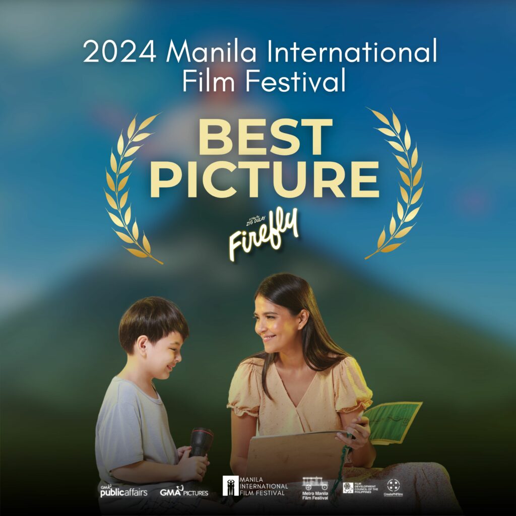 ‘Firefly is 2024 Manila International Film Festival Best Picture
